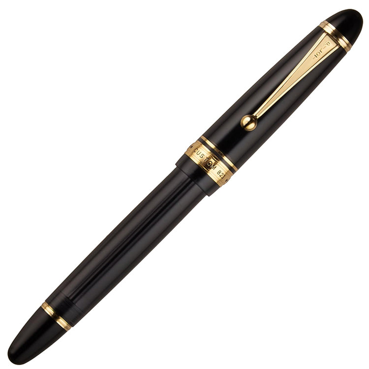 PILOT Custom 823 Fountain Pen (14ct Gold Nib, plunger vacuum) - Black - Fine Nib