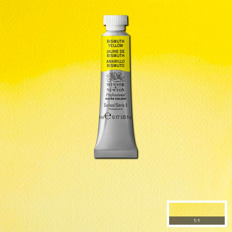WINSOR & NEWTON Professional Watercolour - 14mL - 025 Bismuth Yellow (PY184)