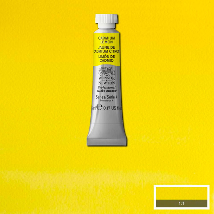 WINSOR & NEWTON Professional Watercolour - 14mL - 086 Cadmium Lemon (PY35)