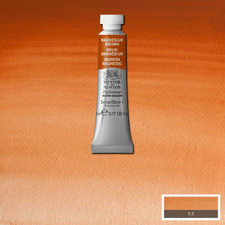 WINSOR & NEWTON Professional Watercolour - 14mL - 381 Magnesium Brown (PY119)