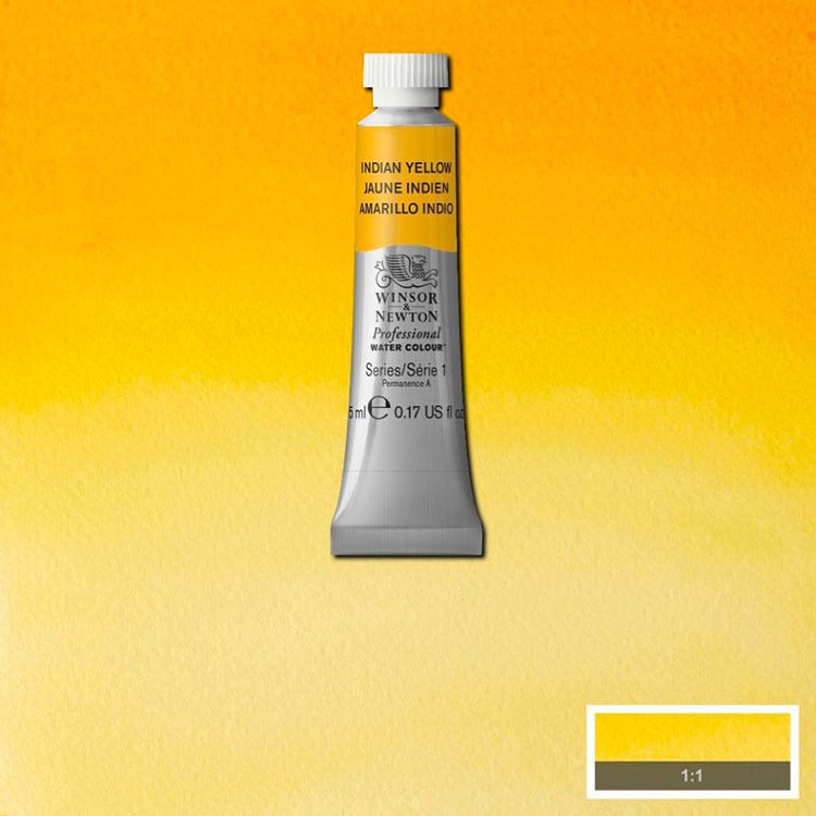 WINSOR & NEWTON Professional Watercolour - 14mL - 319 Indian Yellow (PO62,PY139)