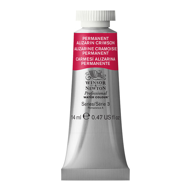 WINSOR & NEWTON Professional Watercolour - 14mL - 466 Permanent Alizarin Crimson (PR206)