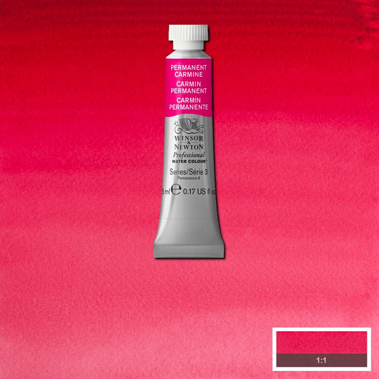 WINSOR & NEWTON Professional Watercolour - 14mL - 479 Permanent Carmine