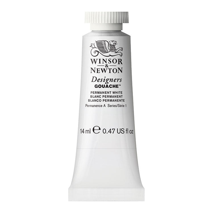 WINSOR & NEWTON Designer Gouache - 14mL - Permanent White