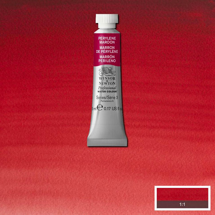 WINSOR & NEWTON Professional Watercolour - 14mL - 507 Perylene Maroon (PR179)