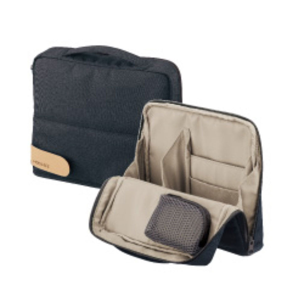 KOKUYO Haco-biz Stand Up Utility Case - Midnight Blue/Taupe