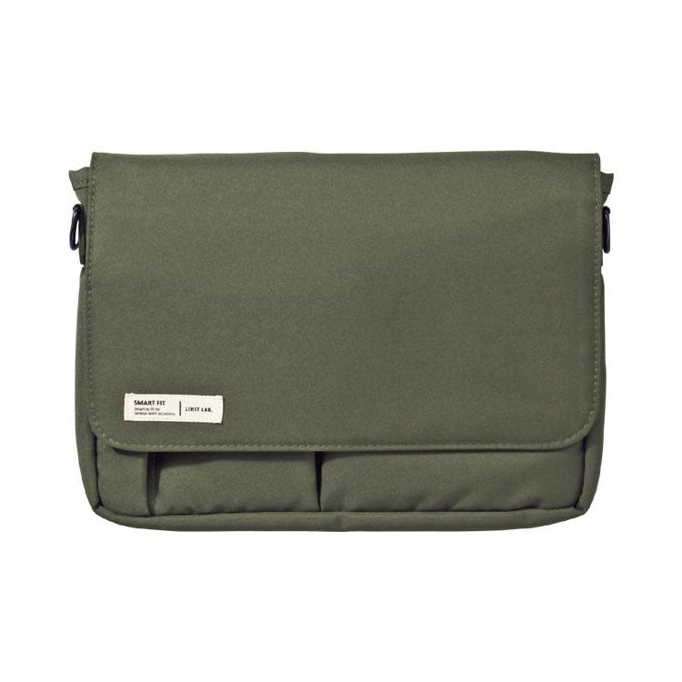 LIHIT LAB - Smart Fit Carrying Pouch A5 - Olive (includes shoulder strap)