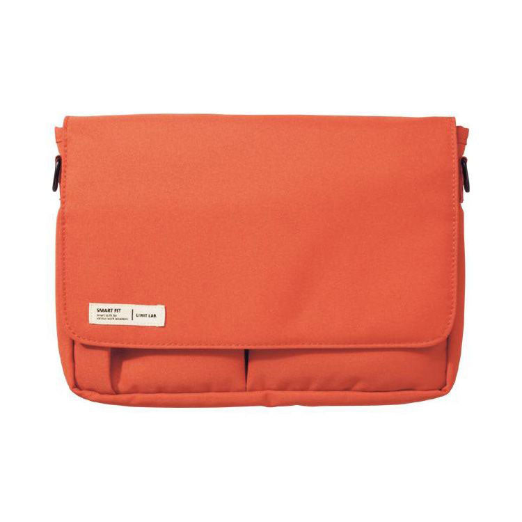 LIHIT LAB - Smart Fit Carrying Pouch A5 - Orange (includes shoulder strap)