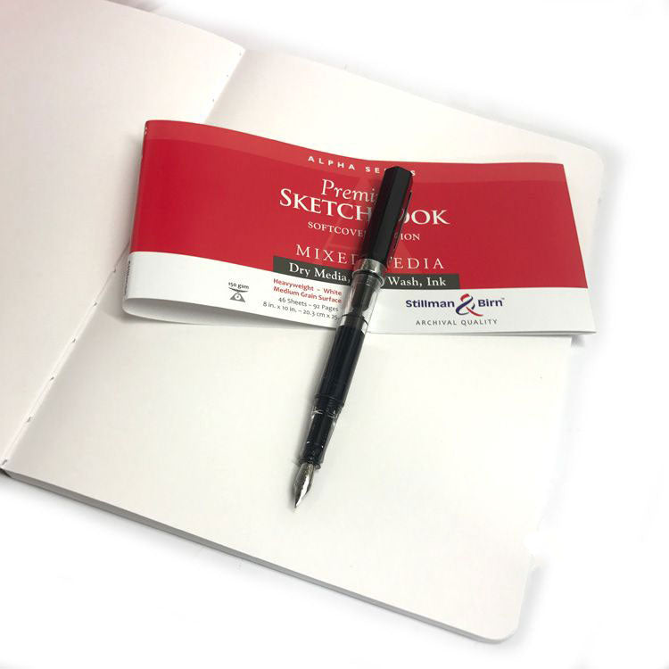 STILLMAN & BIRN Alpha Sketchbook - Softcover - Portrait XL (8 x 10" / 20.3 x 25.4cm) - 150gsm