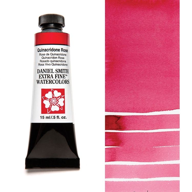 DANIEL SMITH Watercolour - 15mL - Quinacridone Rose (PV19)
