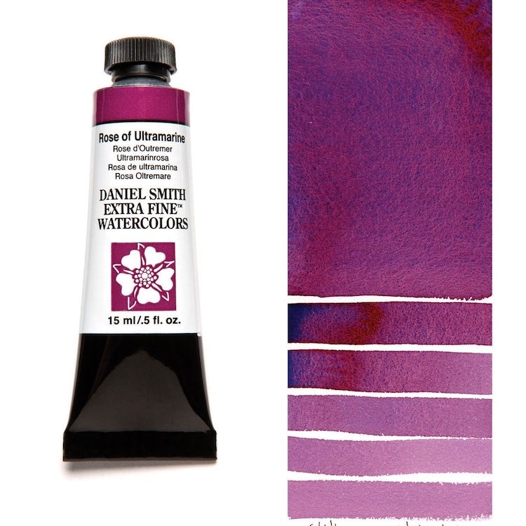 DANIEL SMITH Watercolour - 15mL - Rose of Ultramarine (PB29,PV19)