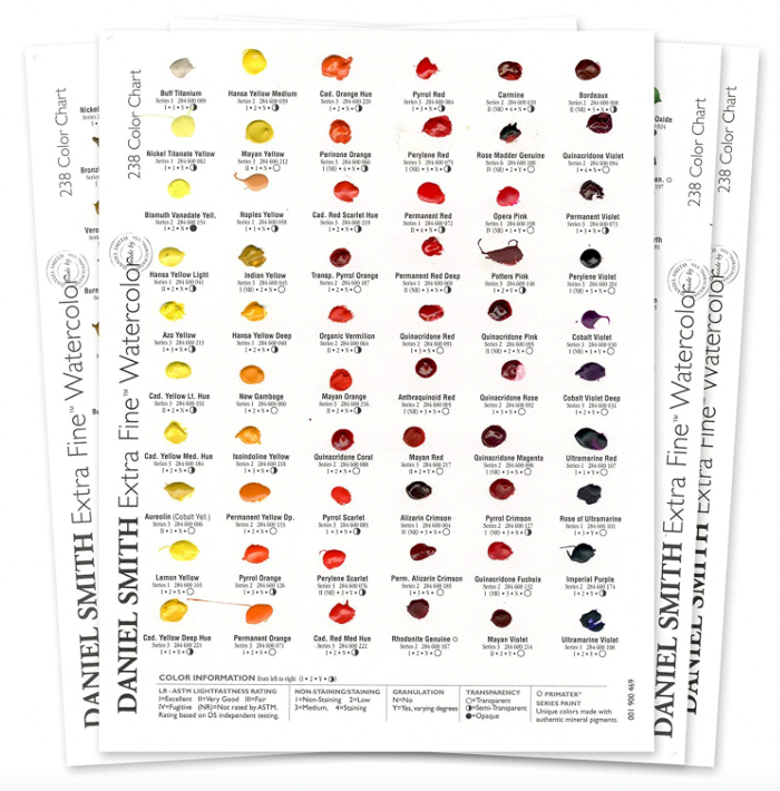 DANIEL SMITH Extra Fine Watercolour - 238 Dot Try It Card