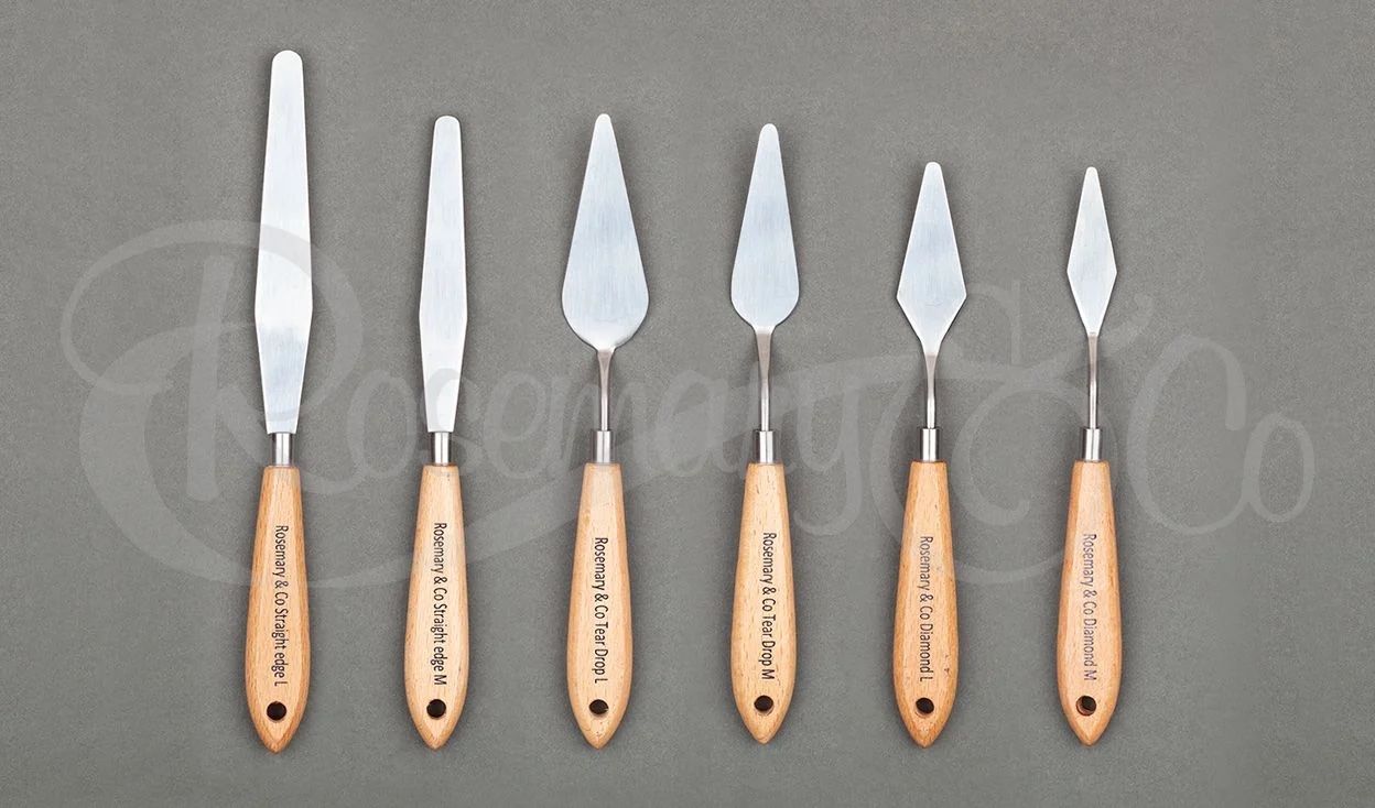 ROSEMARY & CO Palette Knife - Straight Edge - Small (16 x 80mm)