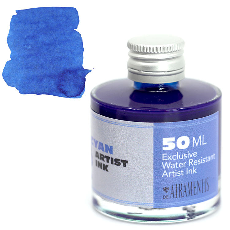 DE ATRAMENTIS Artist Ink 50mL - Cyan
