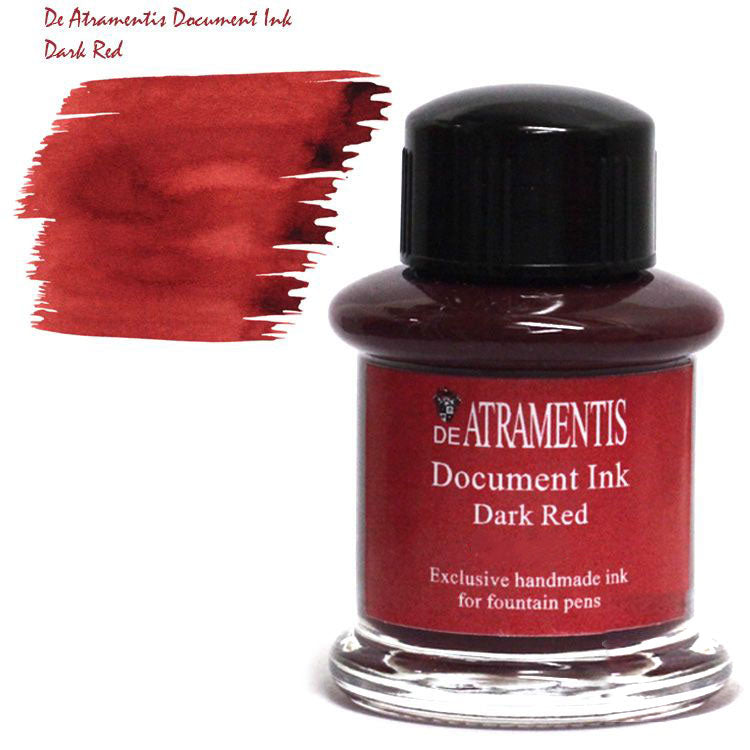 DE ATRAMENTIS Permanent Document Ink 45mL - Dark Red