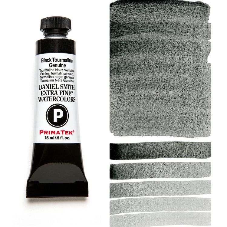 DANIEL SMITH Watercolour - 15mL - Black Tourmaline Genuine