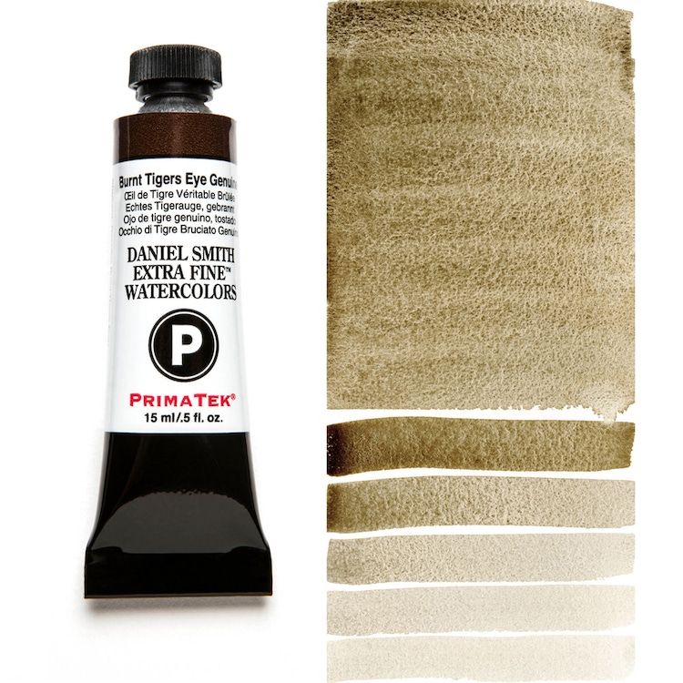 DANIEL SMITH Watercolour - 15mL - Burnt Tiger’s Eye Genuine