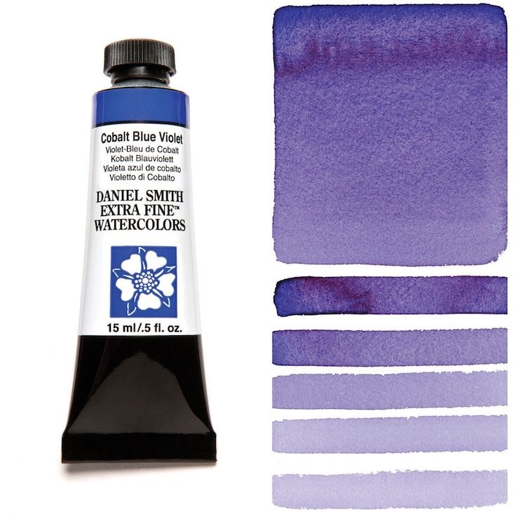 DANIEL SMITH Watercolour - 15mL - Cobalt Blue Violet (PB28,PV19)