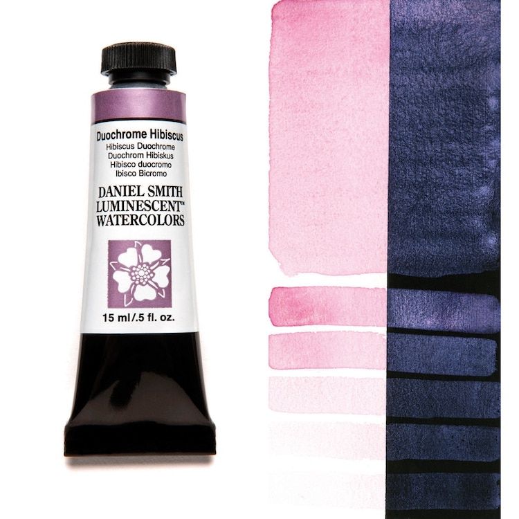 DANIEL SMITH Watercolour - 15mL - Duochrome Hibiscus (PW20,PW6)