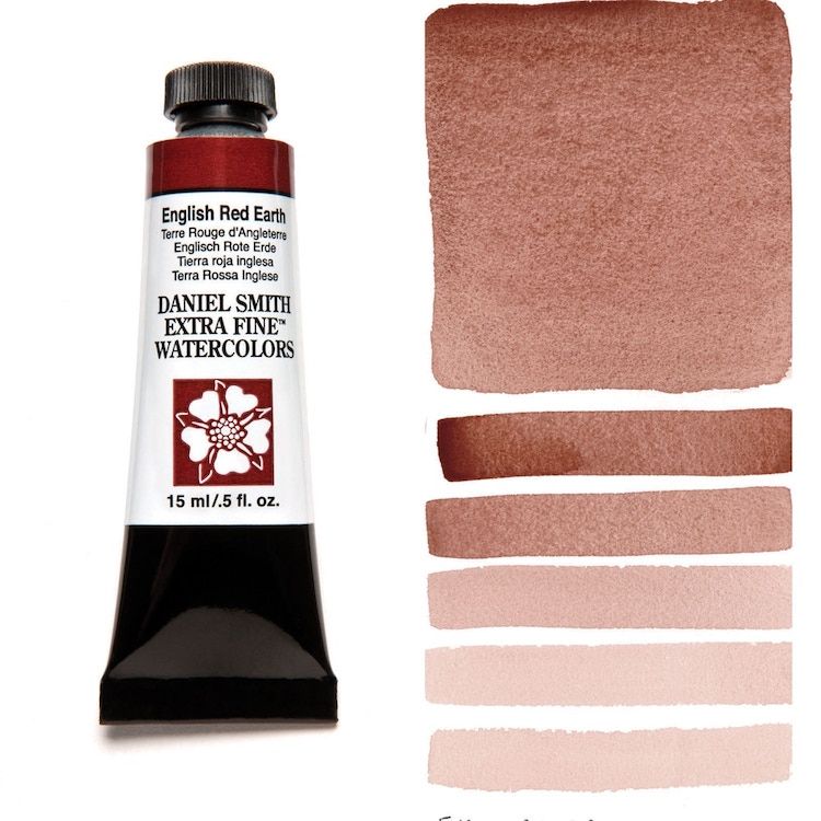 DANIEL SMITH Watercolour - 15mL - English Red Earth (PR101)