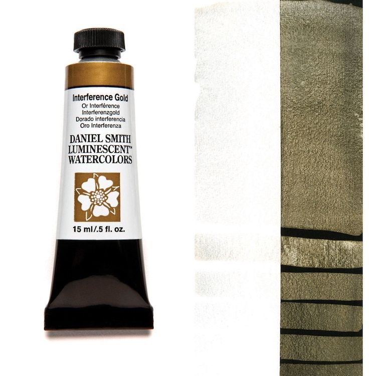 DANIEL SMITH Watercolour - 15mL - Interference Gold (PW20,PW6)