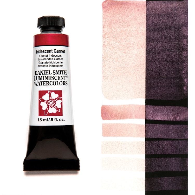 DANIEL SMITH Watercolour - 15mL - Iridescent Garnet (PW20,PW6)