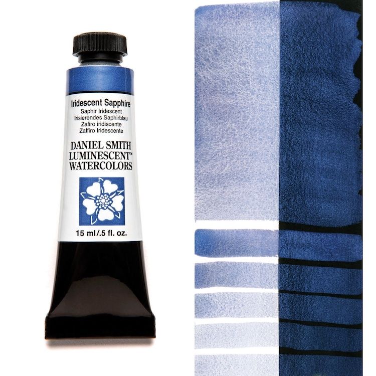 DANIEL SMITH Watercolour - 15mL - Iridescent Sapphire (PW20,PW6)