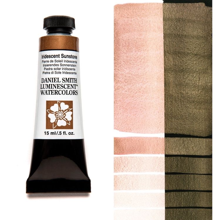 DANIEL SMITH Watercolour - 15mL - Iridescent Sunstone (PW20,PW6)