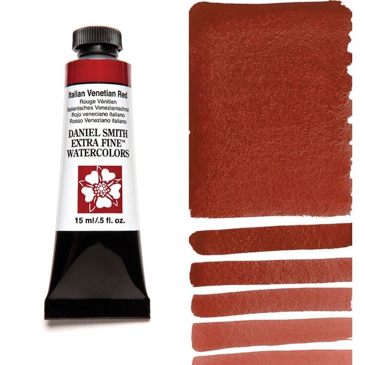 DANIEL SMITH Watercolour - 15mL - Italian Venetian Red (PR101)