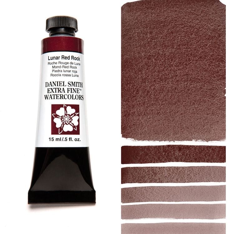 DANIEL SMITH Watercolour - 15mL - Lunar Red Rock (PR101)