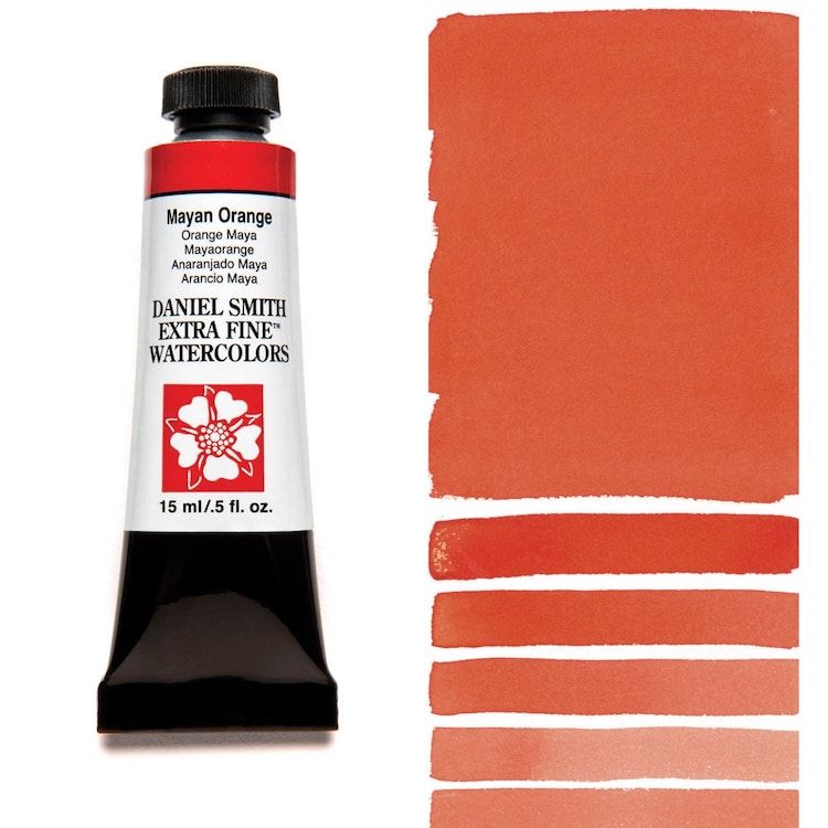DANIEL SMITH Watercolour - 15mL - Mayan Orange