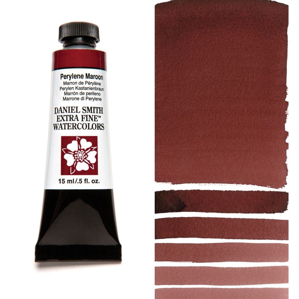 DANIEL SMITH Watercolour - 15mL - Perylene Maroon (PR179)