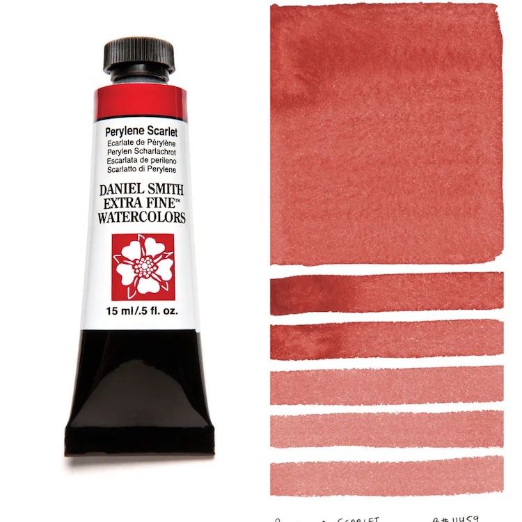 DANIEL SMITH Watercolour - 15mL - Perylene Scarlet (PR149)