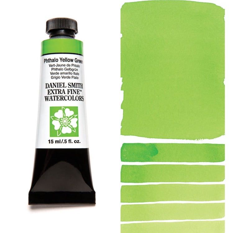DANIEL SMITH Watercolour - 15mL - Phthalo Yellow Green (PG36,PY3)