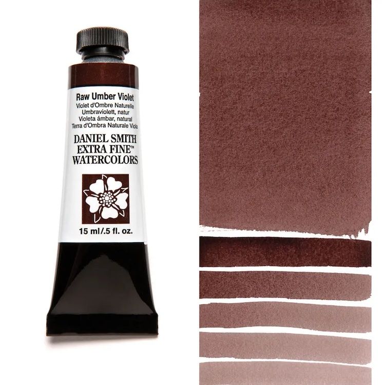 DANIEL SMITH Watercolour - 15mL - Raw Umber Violet (PBr7,PV19)