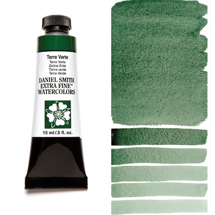 DANIEL SMITH Watercolour - 15mL - Terre Verte (PG18,PBr7)