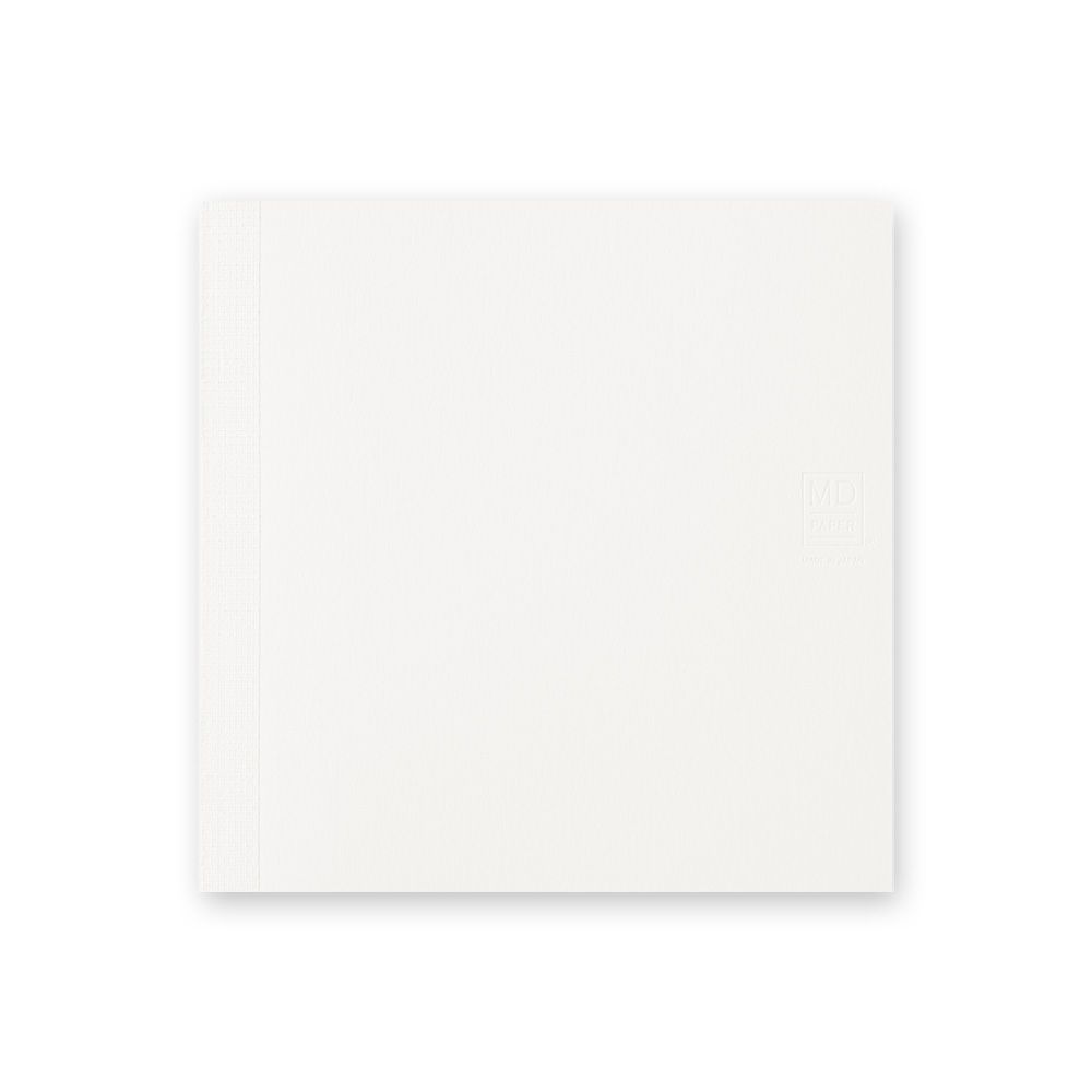 MIDORI - MD Notebook Cotton - 176 Pages - Plain Pages - Square (14.6 × 14.6cm)