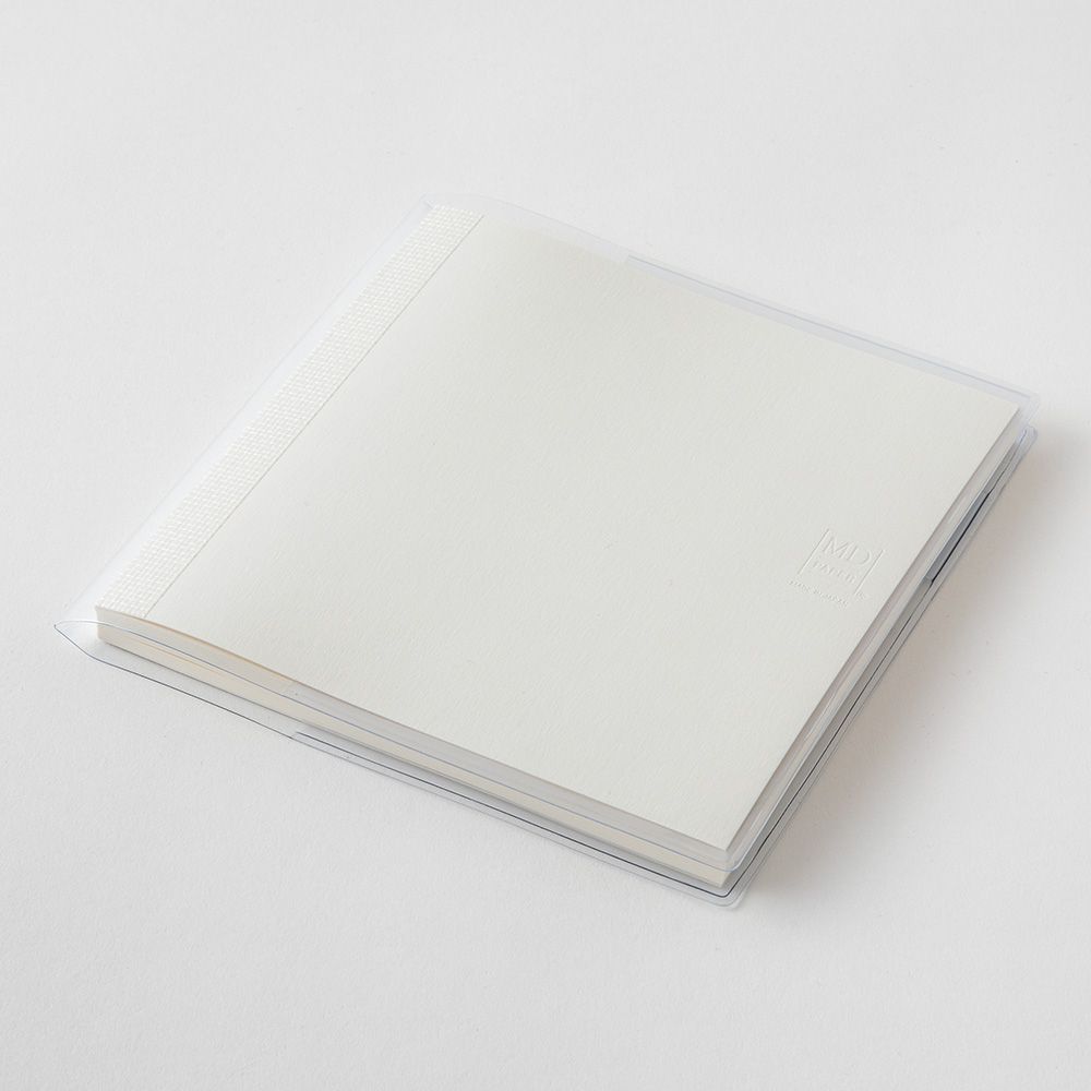 MIDORI - MD Notebook Cover - Clear - A5 Square (14.6 × 14.6cm)