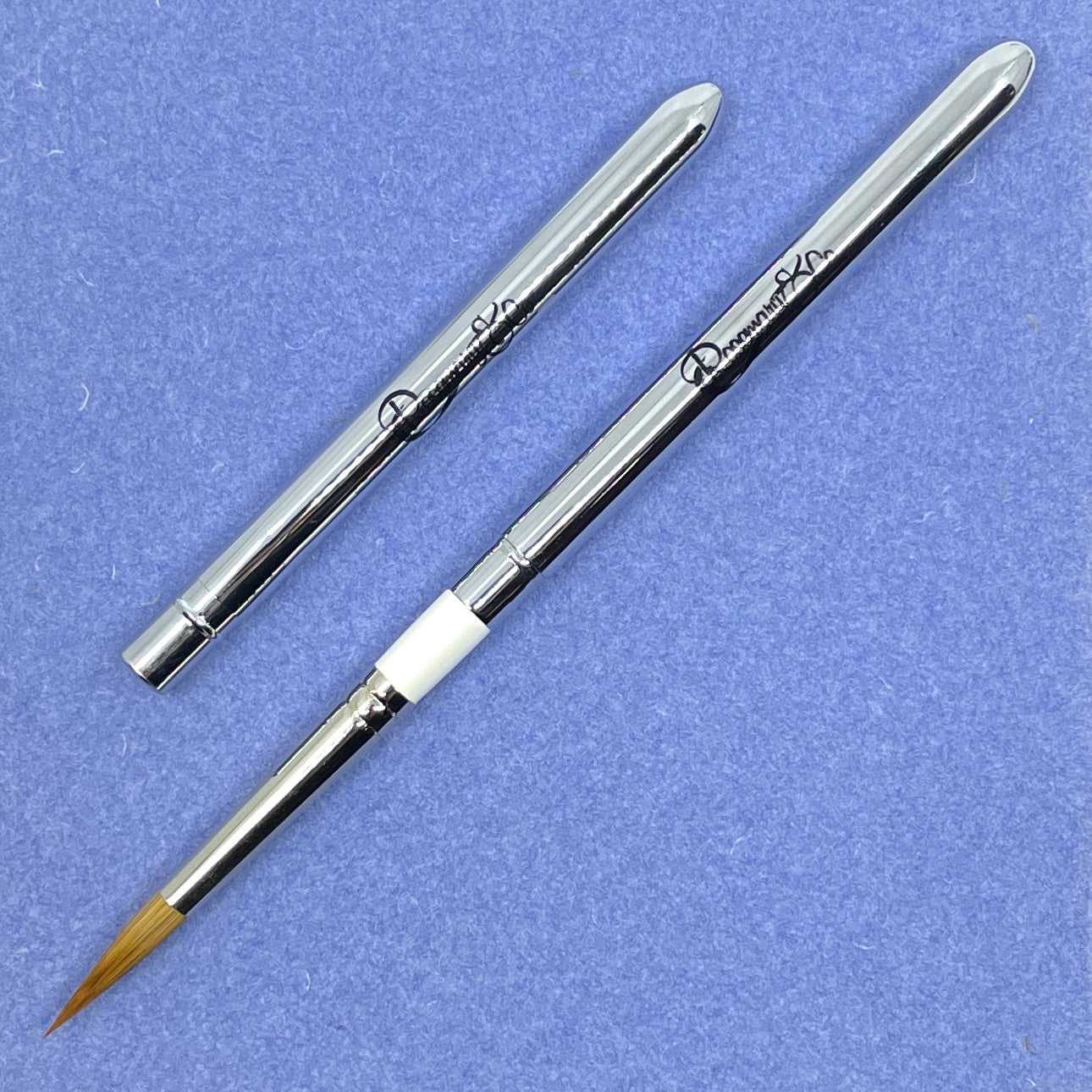 ROSEMARY & CO Reversible Pocket Brush - R13 - Sable Blend Designer - Pointed Size 8 (5 x 27mm)