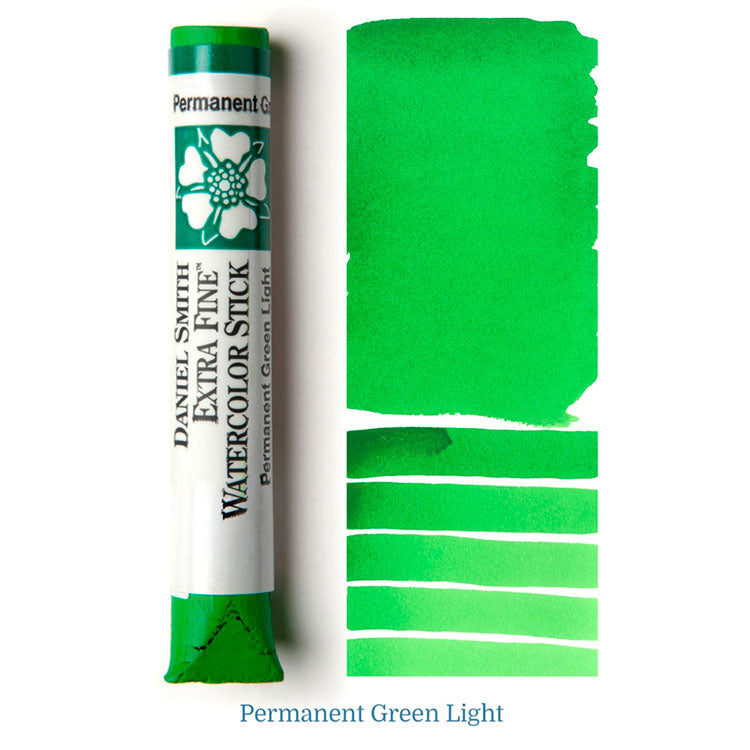 DANIEL SMITH Watercolour Stick - 12mL - Permanent Green Light