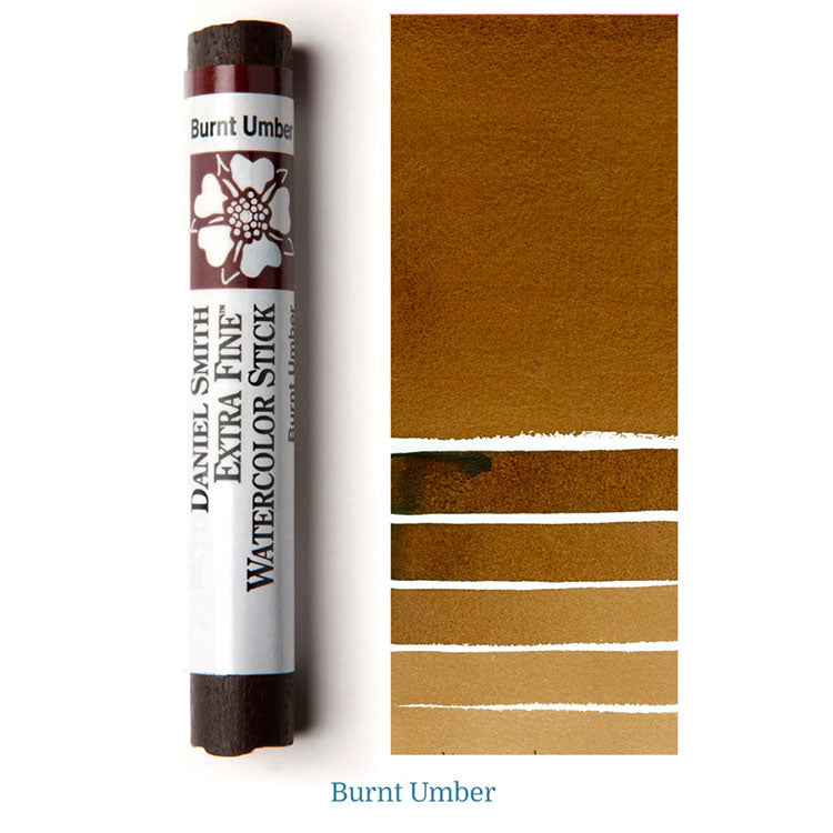 DANIEL SMITH Watercolour Stick - 12mL - Burnt Umber (PBr7)