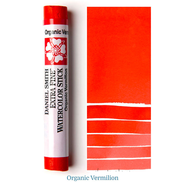 DANIEL SMITH Watercolour Stick - 12mL - Organic Vermillion (PR188)