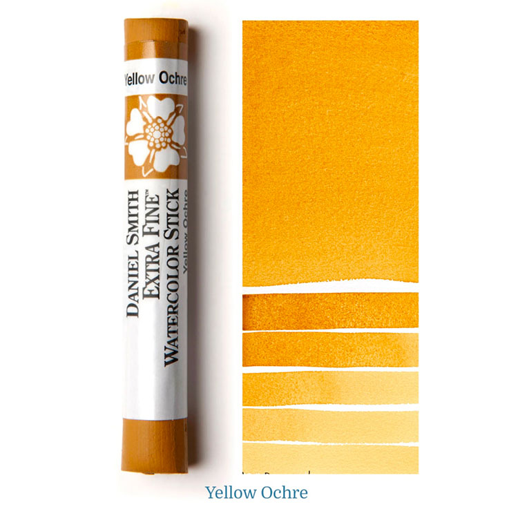 DANIEL SMITH Watercolour Stick - 12mL - Yellow Ochre (PY43)