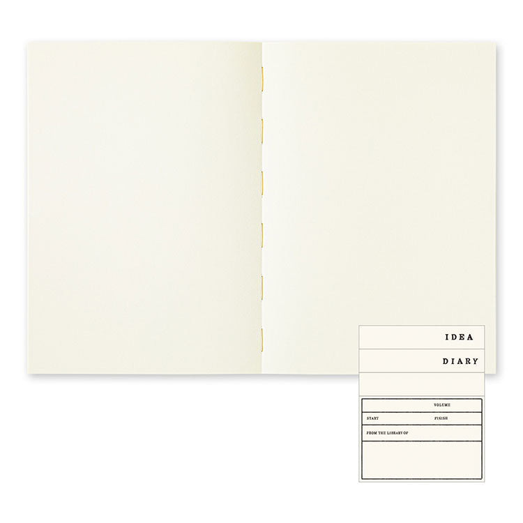 MIDORI - MD Sketchbook Thick (141gsm) - 96 Pages - Plain Pages - A5 (21 × 14.8cm)