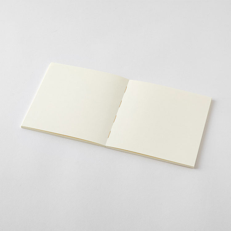 MIDORI - MD Sketchbook Thick (141gsm) - 96 Pages - Plain Pages - Square (14.6 × 14.6cm)