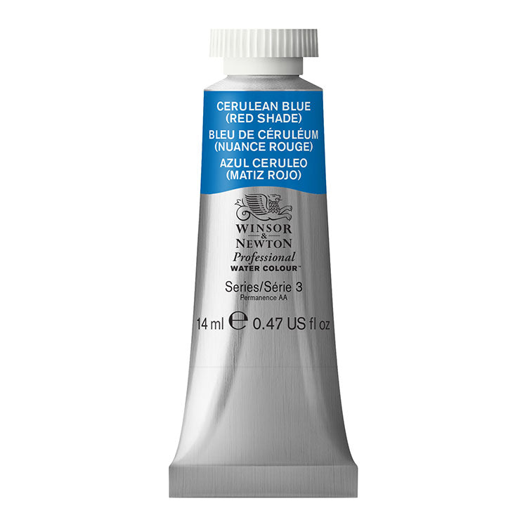 WINSOR & NEWTON Professional Watercolour - 14mL - 140 Cerulean Blue (Red Shade) (PB35)