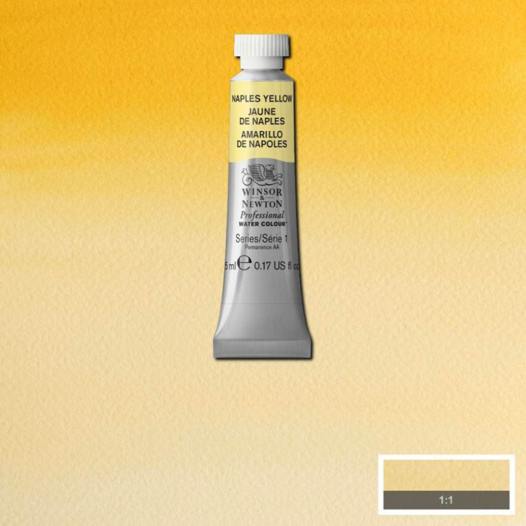 WINSOR & NEWTON Professional Watercolour - 14mL - 422 Naples Yellow (Pbr24,PW6)