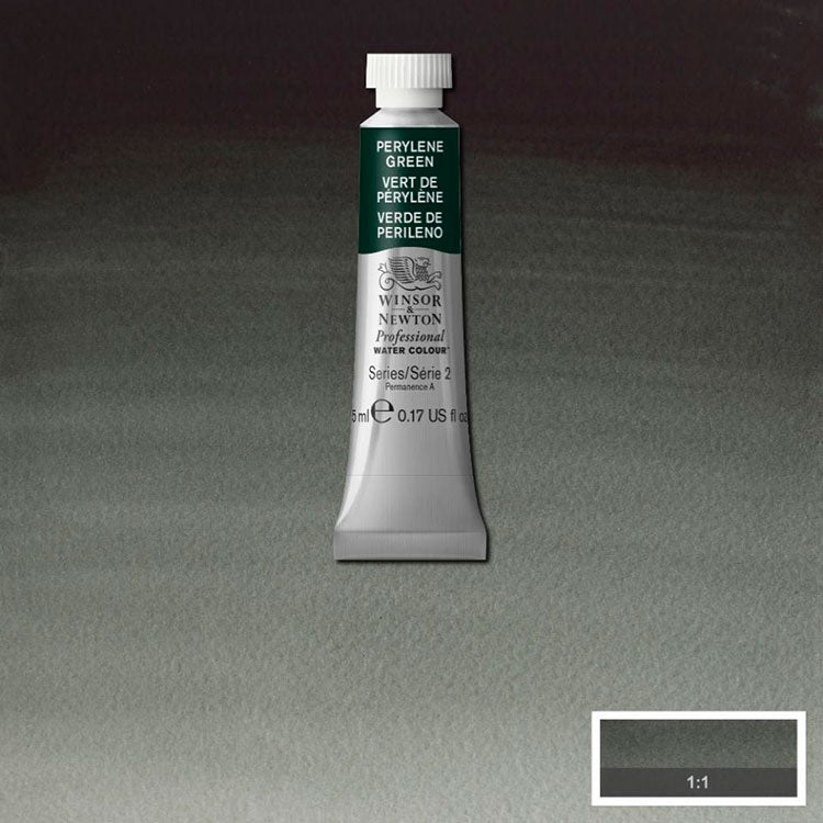 WINSOR & NEWTON Professional Watercolour - 14mL - 460 Perylene Green (PBk31)