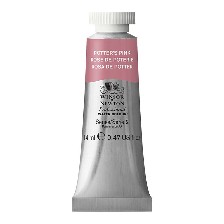 WINSOR & NEWTON Professional Watercolour - 14mL - 537 Potters Pink (PR233)