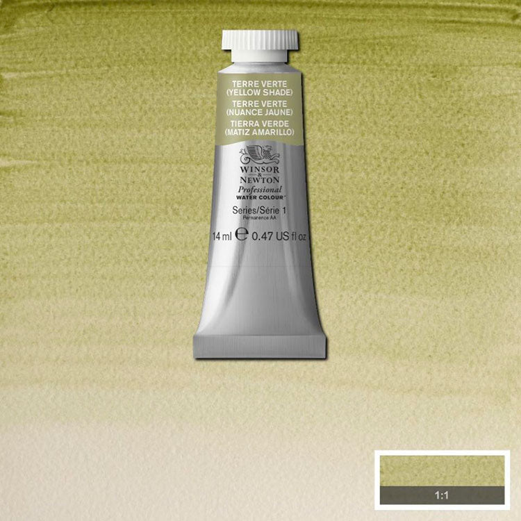 WINSOR & NEWTON Professional Watercolour - 14mL - Terre Verte (Yellow Shade)